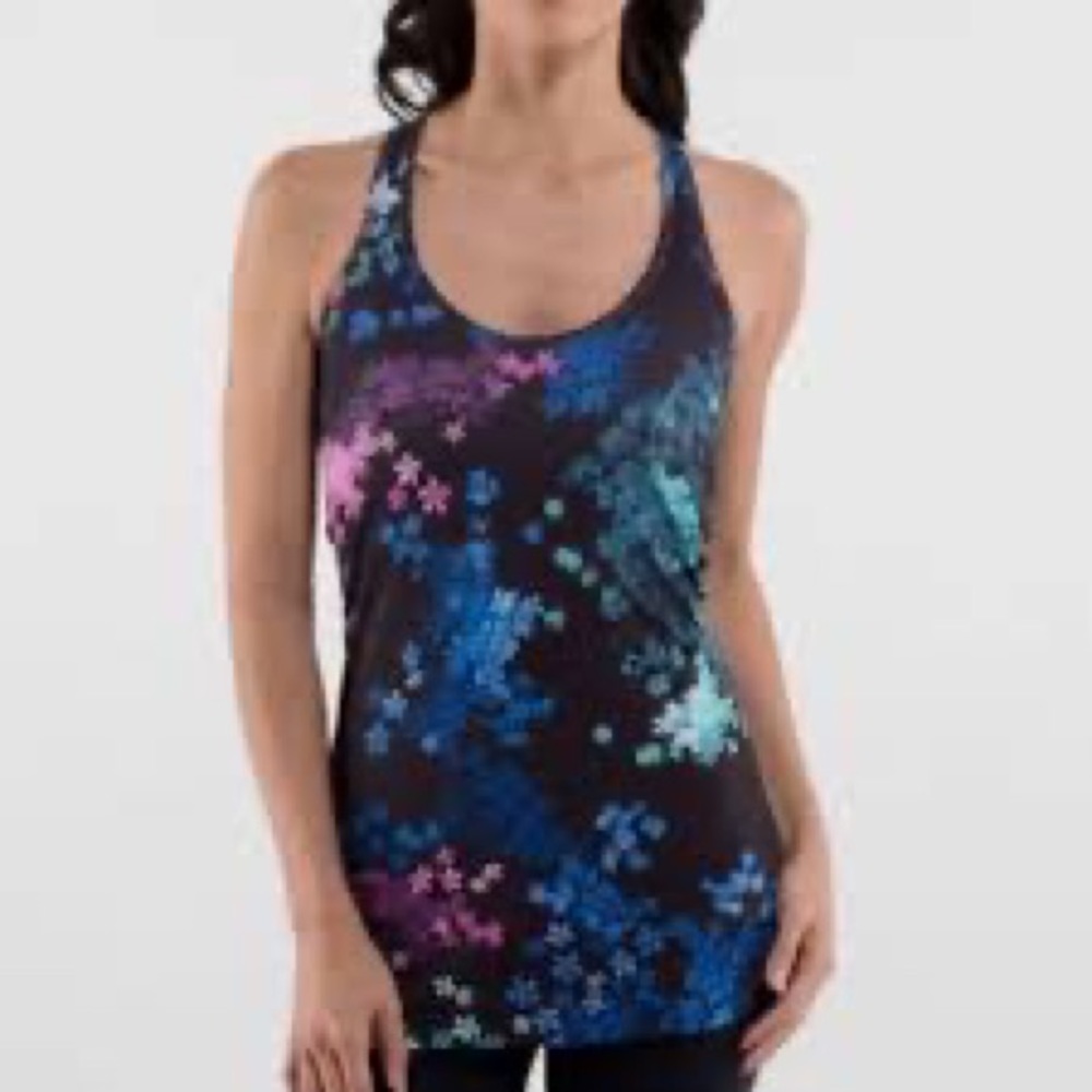 Lululemon Petal Pop Flower Cool Racerback Tank Size 4